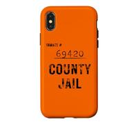 Orange County Jail Halloween | Easy Prisoner 069420 Costume Case for iPhone X/XS