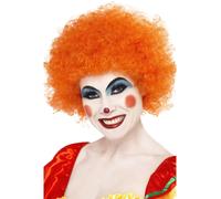Orange Crazy Clown Wig Adult Unisex Fancy Dress Clowns Costume Wig