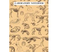 Orange Creamsicle Veterinary Anatomy Graph Paper Laboratory (Lab) Notebook: 8 1/2 x 11", 100 Sheets, Hardcover, Research, Animal Anatomy, Skeletal Anatomy