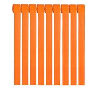 Orange Crepe Paper Streamers - 9 Rolls for Birthday Party Decorations, Wedding Backdrop Hanging and Festival Decor