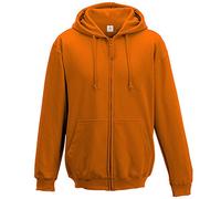 Orange Crush Unisex Zip Up Hoodie Medium Plus 1 T Shirt