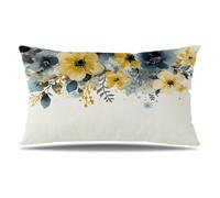 Orange Cushion Covers 70cm x 90cm Set of 1, Velvet Rectangle Decorative Pillows Beige Double Sided Printing Sofa Cushions with Invisible Zipper, Couch Bedroom Car Autumn Decor Gifts for Women Q9-99