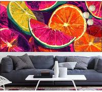 Orange Diamond Art Painting Fruit Diamond Painting Kits for Adults,Square Full Drill Gem Arts and Crafts Pictures Embroidery Cross Stitch Canvas Paint by Numbers for Kids,Gift Women 16x28in VQ-989