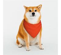 Orange Dog Bandanas,Triangle Reversible Pet Scarf for Boy and Girl,Bandana for Small Medium Large and Extra Large Dogs Large