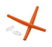Orange Ear Socks and Nose Pads for Oakley Square Wire 2.0 Sunglass
