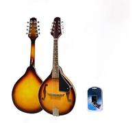Orange Eight String Mandolin Instrument Complete Set Including Sponge Bag Professional Standard Mandolin(3)