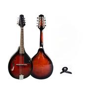 Orange Eight String Mandolin Instrument Complete Set Including Sponge Bag Professional Standard Mandolin(6)