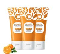 Orange Enzyme Peeling Gel, Deep Exfoliating Cleanser for Face and Body, Oranges Enzymes Exfoliating Gel, Deep Cleansing Pore Moisturizing Facial Exfoliator for All Skin Types (Orange, 3 pcs)