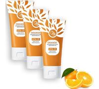 Orange Enzymes Exfoliating Brightening Gel, Deep Exfoliating Cleanser for Face and Body, Organic Peeling Scrub Gel, Deep Cleansing Moisturizing Facial Exfoliator for All Skin Types (3PCS, 50ml)