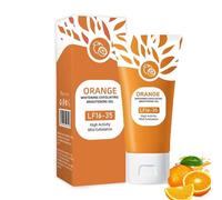 Orange Enzymes Exfoliating Brightening Gel, Orange Enzyme Exfoliating Gel, Body Scrub Exfoliator, Gentle Deep Cleanser for Face and Body, Brightens and Softens Skin with Refreshing Formula (1PC, 50g)