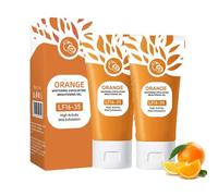 Orange Enzymes Exfoliating Brightening gel, Orange Enzyme Exfoliating Gel, Natural Body Scrub for Deep Cleansing Moisturizing Scrub with Enzymes, Deep Nourishing for Dry and Hydrating (2PC, 50g)