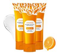 Orange Enzymes Exfoliating Brightening Gel, Orange Exfoliating Gel Scrub Face Body Skin Care, Deep Cleansing Moisturizing Facial Exfoliator, Purifying EXFOLIATING GEL for All Skin Types (3pcs, 50g)