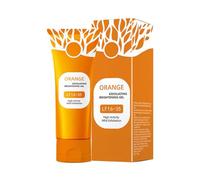 Orange Enzymes Exfoliating Gel, Natural Orange Exfoliating Gel for Face, Deep Cleansing and Pore Cleanser, Gentle Face Scrub and Body Scrub for Moisturising Skin (1 Piece)