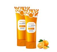 Orange Enzymes Exfoliating Gel, Orange Exfoliating Gel Scrub for Face and Body, Deep Cleansing & Moisturizing, Gentle for Daily Hydration, Body Scrub for Soft Skin, 50g (2pc)