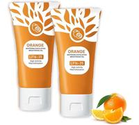 Orange Enzymes Exfoliating Gel,Purifying Exfoliating Gel,Organic Face Exfoliating Scrub Gels,Deep Cleansing Moisturizing Facial Exfoliator,Gentle yet Effective Radiant Skin Scrub for All Skin (2, 50g)