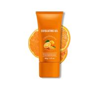 Orange Exfoliating Gel, Exfoliating Body Scrub, Facial Orange Bubble Peeling Gel, Deep Cleansing Moisturizing, Promotes the Balance of Skin Oil and Water (1, 60g)