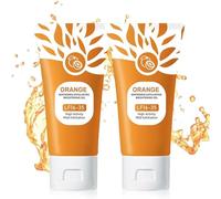 Orange Exfoliating Gel for Face & Body, 2026 Exfoliating Cleansing Gel Scrub, Orange Peeling Gel, Deep Cleansing Moisturizing Facial Exfoliator for All Types Skin (2pcs)