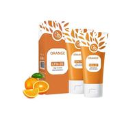 Orange Exfoliating Gel, Gentle Peeling Gel for Face & Body, Soothing Cleansing & Refreshing, Smooths & Softens Rough Dull Skin, Ideal for Daily Skincare Routine, 50g (2pc)