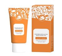 Orange Exfoliating Gel, Orange Enzyme Exfoliating Gel, Deep Cleansing Moisturizing Face Scrub with Bubble Formula, Gentle Peeling Cleanser for Face and Body, for All Skin Types (1PC, 50g)