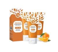 Orange Exfoliating Gel Scrub for Face and Body, Orange Peeling Gel for Smooth Skin, Deep Cleansing & Moisturising Facial Exfoliator, Daily Skincare for All Skin Types (3pc)