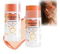 Orange Face Paint Stick - Shimmer Cream & Glitter Makeup, Waterproof, Sweat-Resistant, Quick-Dry & Long-Lasting, Buildable, Safe for Sensitive Skin, Halloween, Cosplay, Festivals Sports