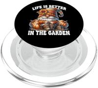 Orange Fall Gnome Grandpa Life Is Better In The Garden PopSockets PopGrip for MagSafe
