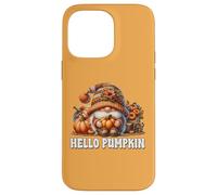 Orange Fall Must Haves For Women Hello Pumpkin Gnome Case for iPhone 14 Pro Max