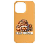Orange Fall Must Haves For Women Hello Pumpkin Gnome Case for iPhone 15 Pro Max