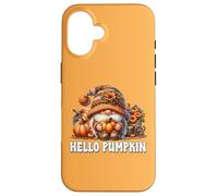 Orange Fall Must Haves For Women Hello Pumpkin Gnome Case for iPhone 16