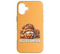 Orange Fall Must Haves For Women Hello Pumpkin Gnome Case for iPhone 16 Plus