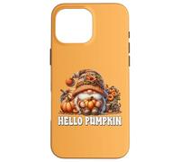 Orange Fall Must Haves For Women Hello Pumpkin Gnome Case for iPhone 16 Pro Max