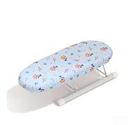 Orange Flower Dream Mini Folding Sleeve Ironing Board, PP Material, U-Shaped Panel Portable Desktop Ironing Pad