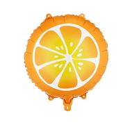 Orange Foil Balloon - Fruit Balloon Orange, Helium Suitable for Summer Party Decoration for Cocktail Party, Birthday, Garden Party, Pool Party & Tropical Party, 35 cm