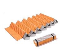 Orange Foldable Foam Camping Pad Closed Cell Ultra Lightweight Insulated Sleeping for Hiking Backpacking