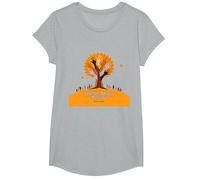 Orange for Unity: Inspiring Community Togetherness T-Shirt, Girls, Heather Grey, Small