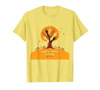 Orange for Unity: Inspiring Community Togetherness T-Shirt, Men, Lemon, 3XL