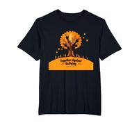 Orange for Unity: Inspiring Community Togetherness T-Shirt, Men's Big and Tall, Black, 6X Tall