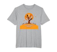 Orange for Unity: Inspiring Community Togetherness T-Shirt, Men's Big and Tall, Heather Grey, 2X Tall