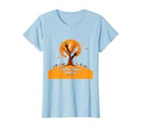 Orange for Unity: Inspiring Community Togetherness T-Shirt, Women, Baby Blue, M