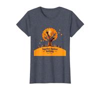 Orange for Unity: Inspiring Community Togetherness T-Shirt, Women, Heather Blue, XXL
