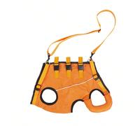 (Orange-Four Seasons, M (16-27 catties dogs)) Pet assistive clothing for senior dogs, assistive belt for old dogs with weak front and back legs, care belt for walking impairment rehab...