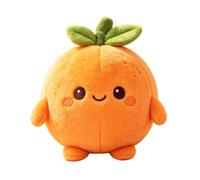 Orange Fruit Plush Toy - 4.7 Inch Soft Stuffed Doll | Nursery Decor | 4.7-inch cute orange fruit stuffed plush toy. Soft, delicate texture perfect for nursery decor, Štorÿtime, and pretend play.