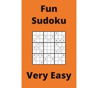 Orange Fun Sudoku Book, 9x9 Puzzles, 100 Pages, 5x8, Very Easy