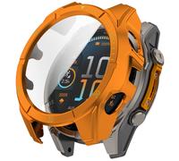 (Orange-Green 51mm) Watch Protective Cases Watch Cases All-in-One Watch Cases Accessories for Garmin Fenix 8 Solar Model