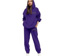 Orange Grey Womens Tracksuit Set Uk With Pocket 2 Piece Hooded Sweatshirt And Sweatpants Oversied Letter Print Lounge Wear Sweatsuits Baggy Hoodie And Cuffed Foot Jogger Set Size 10 12 14 16 18 20 3xl