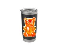 Orange Gummy Bear Candy Stainless Steel Insulated Tumbler