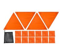 Orange High Visibility Signal Flag | Waterproof Safety Panel with Magnet and Drawstring Bag | Safety Marker for Truck, Adventure, Cycling, Outdoor Travel
