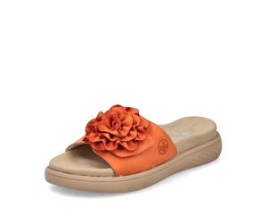 Orange Hook & Loop Sandals for Women | Rieker V1562-38 Women's