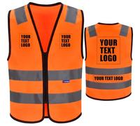 Orange horse riding custom High Visibility Hi Viz Vest Waistcoat equestrian high vis Safety hi vis vest(XXS-XXL)