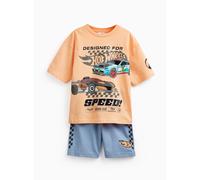 Orange Hot Wheels Print Shortie Pyjamas 2-3 years